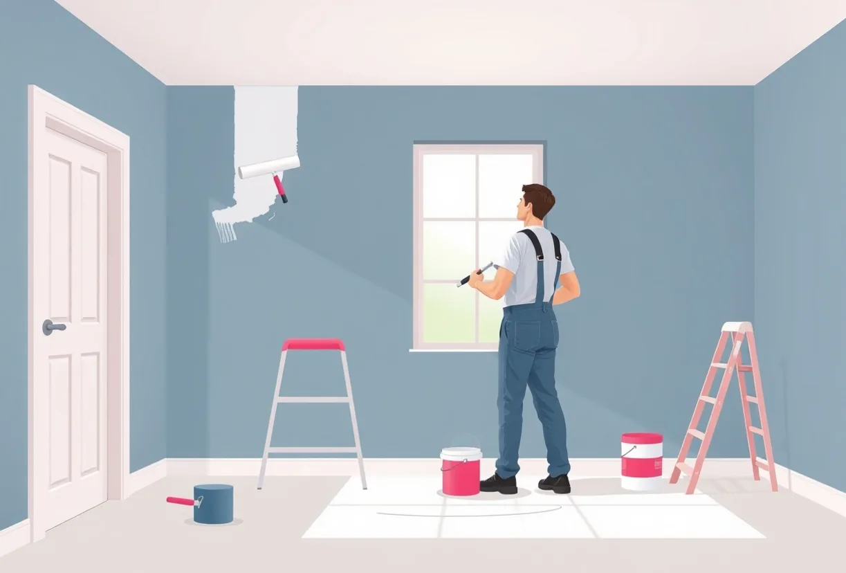 Peintre Sarrebourg 57400 en intervention sur un chantier
